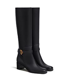 Hermes Women's Justine 50 Boot 242003 Black