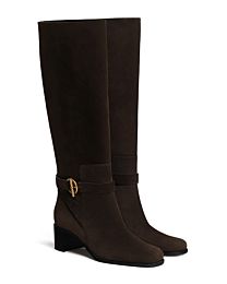 Hermes Women's Justine 50 Boot H242005 Dark Coffee