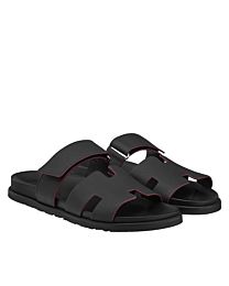 Hermes Unisex Chypre Sandal Black