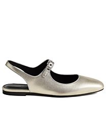 Hermes Women's Kleo Slingback Golden