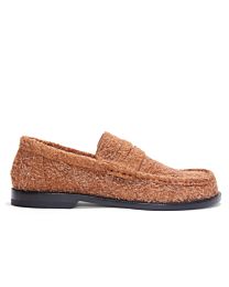 Loewe Women's Campo Loafer In Brushed Suede 