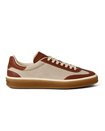 Loro Piana Unisex Tennis Walk Sneakers Coffee