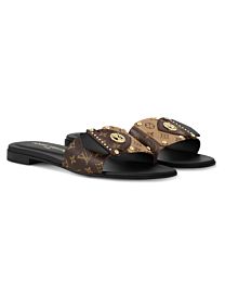 Louis Vuitton Women's LV Frame Flat Mule 1ACXG6 Brown