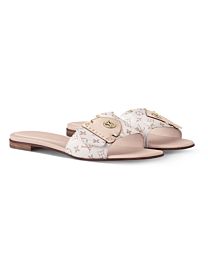 Louis Vuitton Women's LV Frame Flat Mule 1AHMSJ Cream