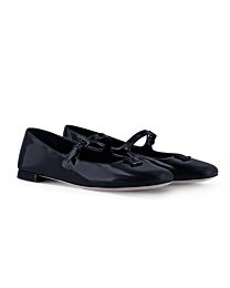 Louis Vuitton Women's Swing Flat Mary Jane Ballerina Black