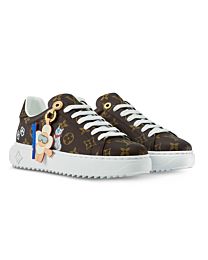 Louis Vuitton Women's Time Out Sneakers 1AIVI9 Brown
