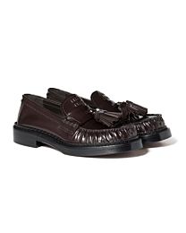 Miumiu Women's Calf Leather Brogue Shoe With Buckle