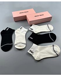 Miumiu Cotton Socks Set