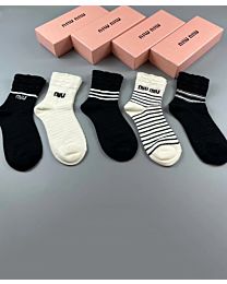 Miumiu Cotton Socks Set