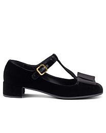 Prada Women's Velvet Pumps 1I818N Black