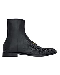 Saint Laurent Women's Le Loafer Boots In Hagfish A002AI0W Black