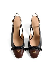Valentino Garavani Valet Du Roi Suede Lace-Up Ballet Flats