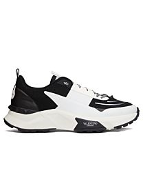 Valentino Men's True Act Low Top Sneaker In Mesh And Rubberized Fabric 