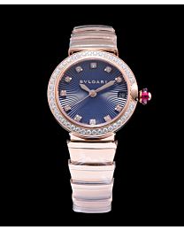 Bvlgari Lvcea Diamonds Automatic Watch Blue