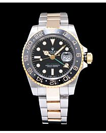 Rolex GMT Master Black Bezel Watches Golden