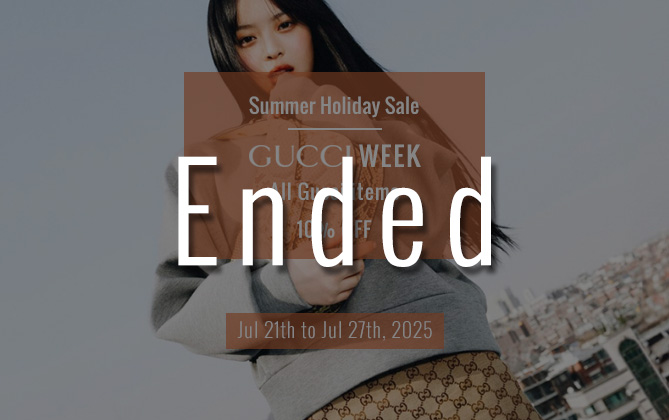 Summer holiday sale: 10% off all Gucci items