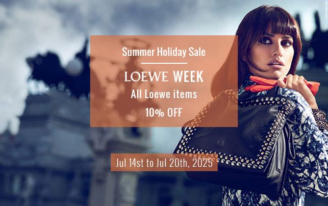 Summer holiday sale: 10% off all Loewe items