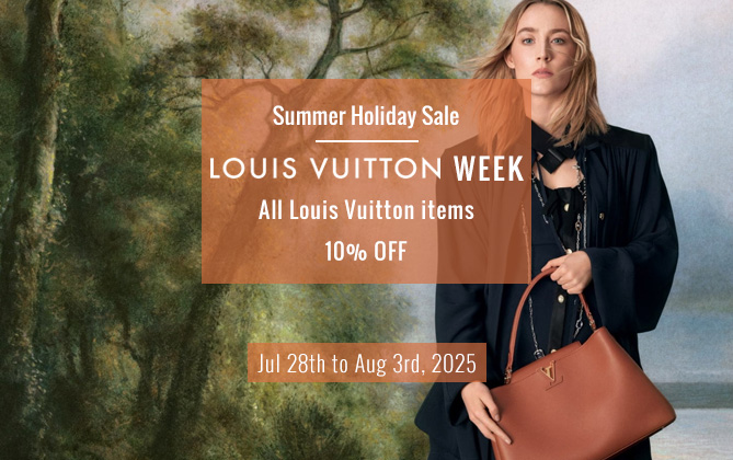 Summer holiday sale: 10% off all Louis Vuitton items