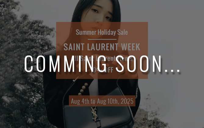 Summer holiday sale: 10% off all Saint Laurent items