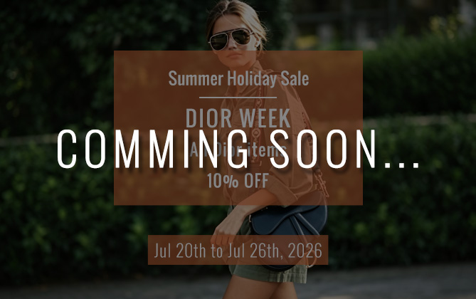 Summer sale Dior week