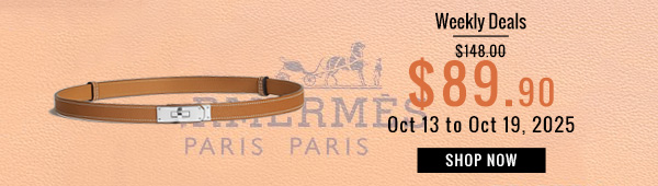 Weekly Deals, 37% off Hermes Kelly 18 Belt Coffee