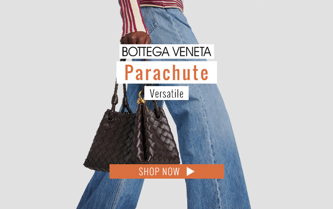 Bottega Veneta Small Parachute Dark Coffee