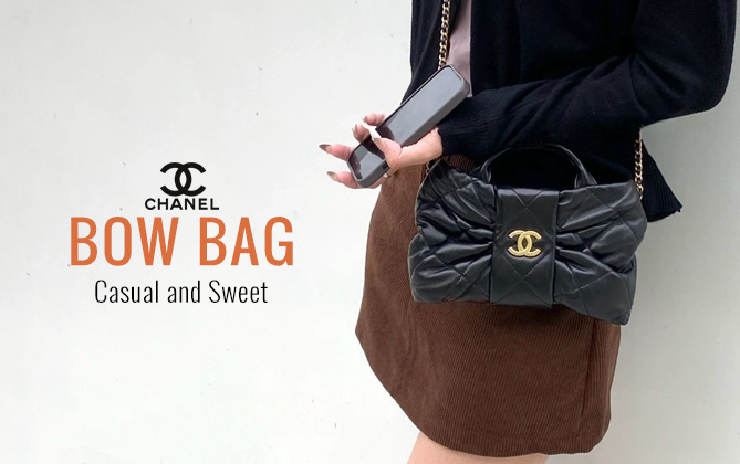 Chanel Mini Bow Bag AS5849 Black