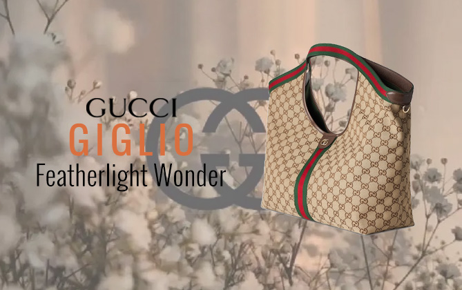 Gucci Giglio Large Tote Bag 853971 Coffee