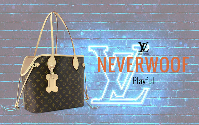 Louis Vuitton Neverwoof M27847 Brown