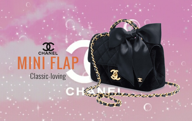 Chanel Mini Flap Bag With Handle AS5875 Black