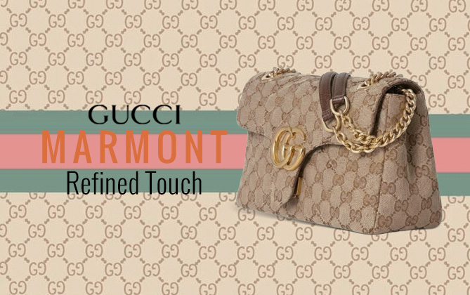 Gucci GG Marmont Small Shoulder Bag 855371 Apricotk